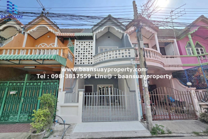 ขาย ทาวน์เฮ้าส์ 2 ชั้น  หมู่บ้านสวนธน รีโนเวทใหม่ ซอยประชาอุทิศ 33 แยก 4 ใกล้ตลาดใหม่ทุ่งครุ