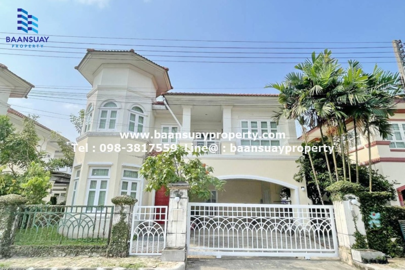 ให้เช่า บ้านเดี่ยว 2 ชั้น ถนนรังสิต-คลอง 3 พร้อมเข้าอยู่