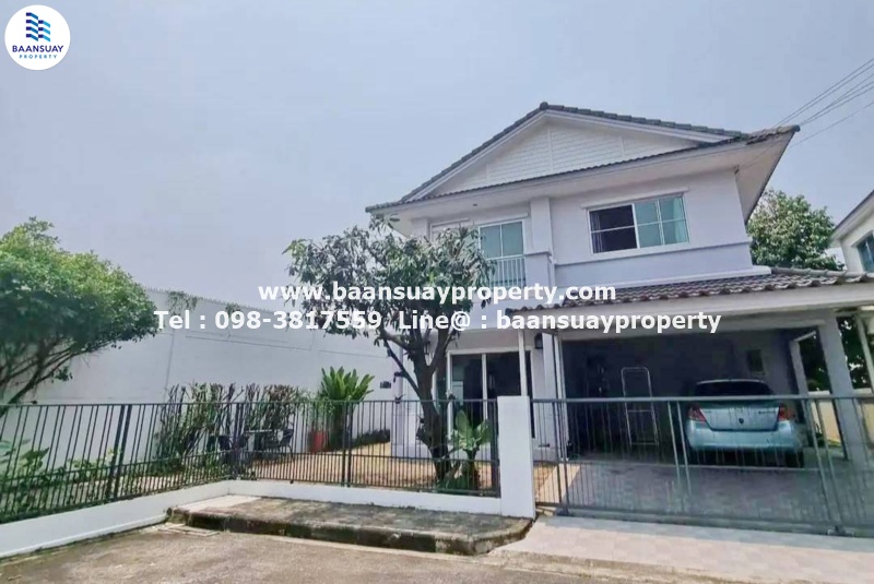 ให้เช่า บ้านเดี่ยว 2 ชั้น หลังมุม ถนนราชพฤกษ์ ใกล้ เซ็นทรัล เวสต์วิลล์ 