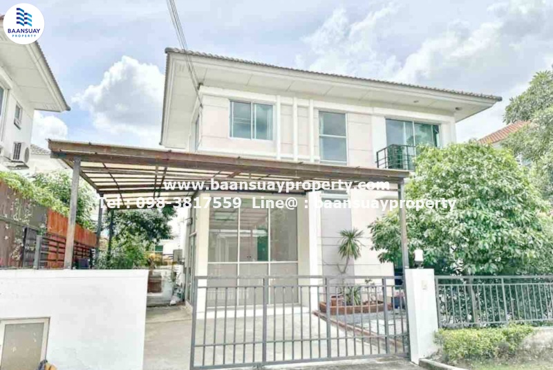 ให้เช่า บ้านเดี่ยว 2 ชั้น  ถนนรังสิต-นครนายก คลอง 3 ใกล้โรงพยาบาลบางปะกอก-รังสิต 2