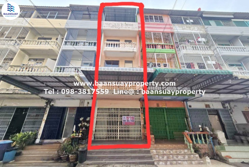 ขาย ตึกแถว 3 ชั้นครึ่ง รีโนเวทใหม่ หมู่บ้านอมรชัย 2 ซอยพระรามที่ 2 ซอย  34 ใกล้เซ็นทรัลพระราม 2